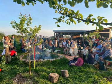 Party at the farm