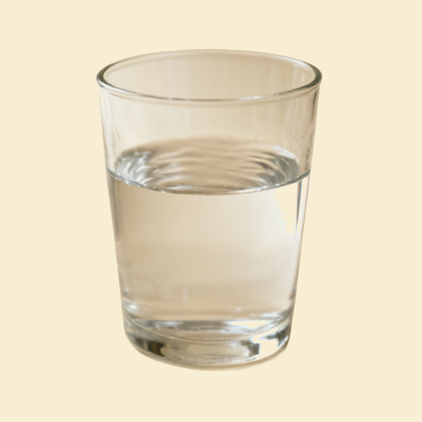 A drop of clean water