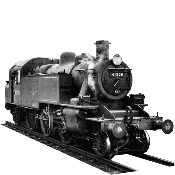 A 1930s steam train